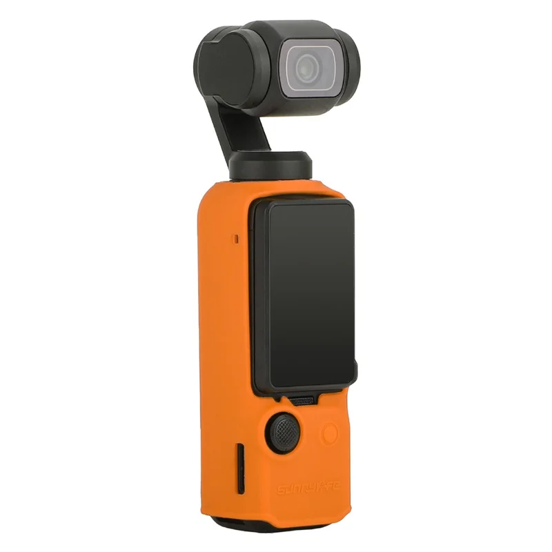 Für DJI Osmo Pocket 3 Kamera Schutzhülle Weiche Silikontasche Anti-Drop-Abdeckung - Orange