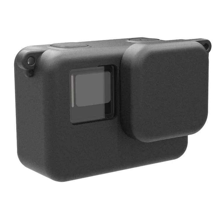 Para Insta360 Ace Anti-Scratch Camera Protector Sleeve Silicone Case Drop Protection Lens Cap Cover - Azul