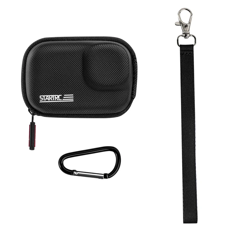 STARTRC 1130256 Wasserdichter PU-Ledertasche für Sportvideoaufnahmen, kompatibel mit Stativ/Selfie-Stick