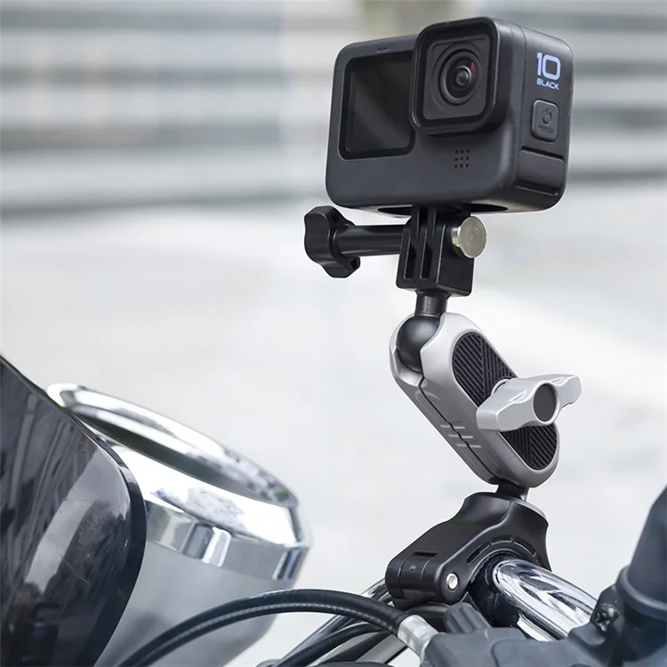 JX-GP-08-B Outdoor Bicycle Handlebar Mount with Phone Clip for Action Camera Bike Mount Clamp