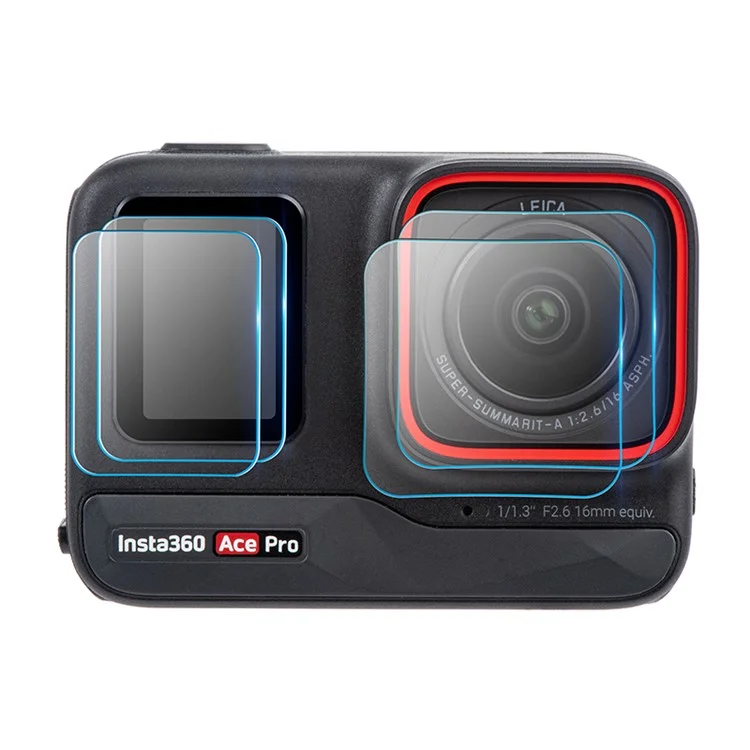 STARTRC 1134773 1 Set Screen Protectors für Insta360 Ace Pro Kamera Bildschirmschutz Linsenabdeckung Gehärtetes Glas Filme