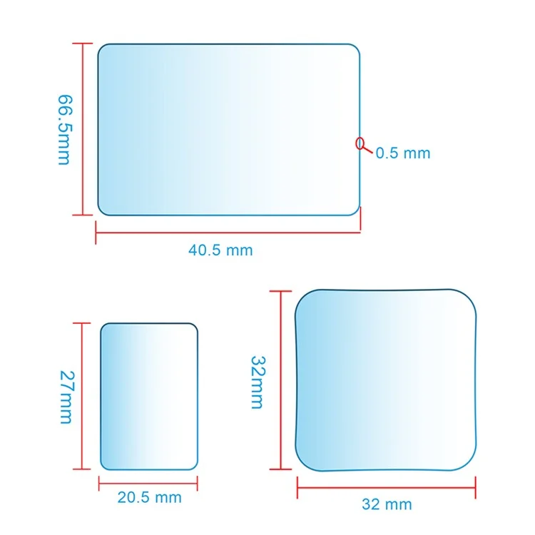 Startrc 1134773 1 Establecer Protectores de Pantalla Para Insta360 Ace Pro Camera Pantalla de Lentes de Vidrio Templado de Vidrio Templado