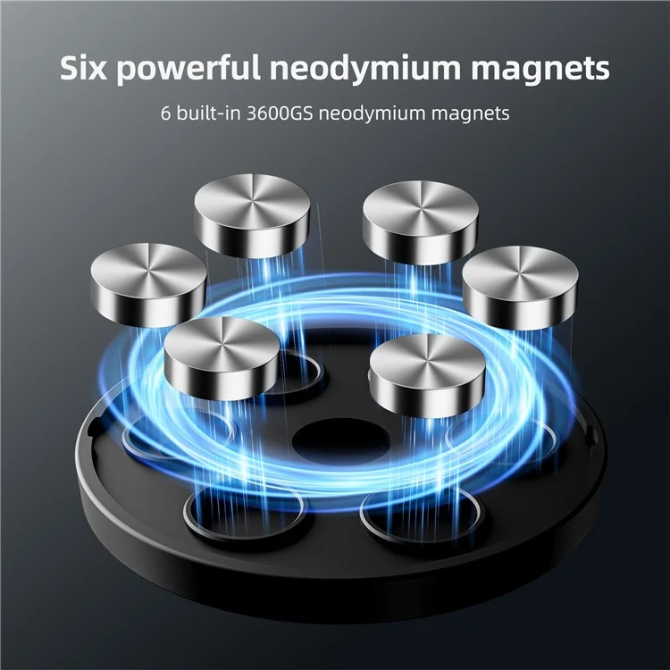 TELESIN CMM-001 Doppelkopfhalterung aus Aluminiumlegierung Magnetischer Kameraadapterhalter 
