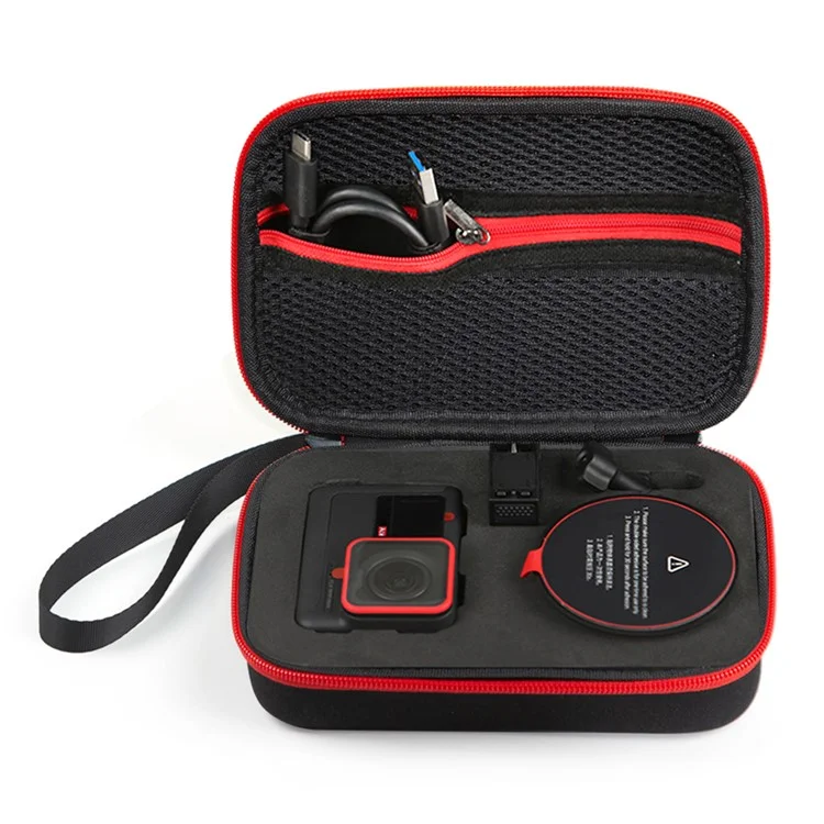 Para Insta360 ACE / Ace Pro 2 / Ace Pro Storage Bag Câmera de Ação Portátil Zipper Case com Cordão - Preto
