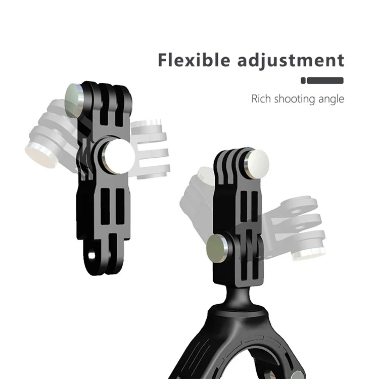 JUNNX JX-GP-05-A Bike Camera Mount with Phone Clip for GoPro Hero 11 / 10, Cell Phones