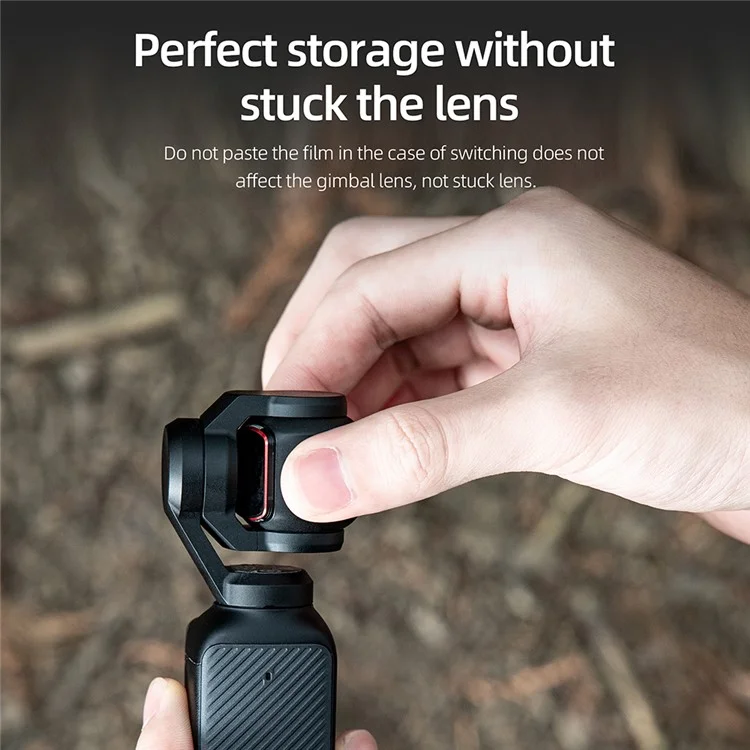 STARTRC 1135169 Für DJI Osmo Pocket 3 Aluminiumlegierung Rahmen 1 / 4 Schwarzer Weicher Filter