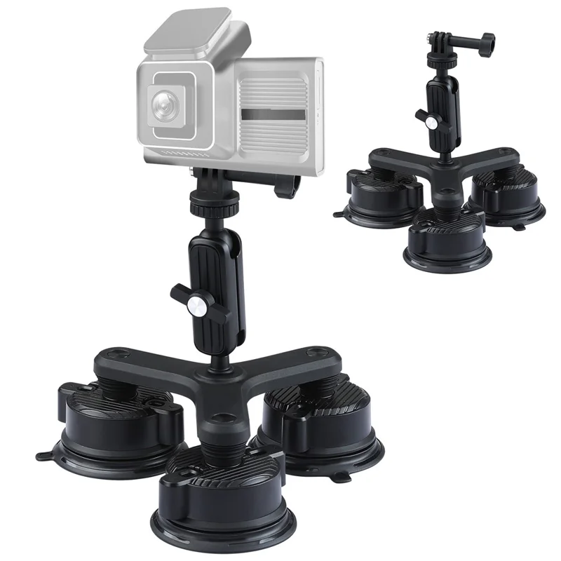 K01-3 Suction Cup Mount Action Camera Shooting Bracket Car Camera Support Stand