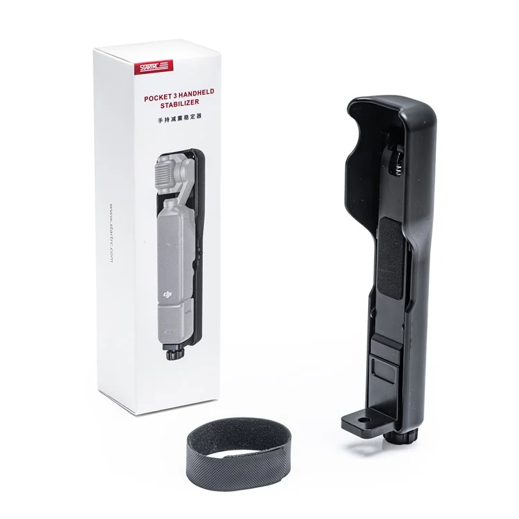 STARTRC 1133677 Pour DJI Osmo Pocket 3 Stabilisateur à main 2-en-1 amortisseur Boîte de rangement