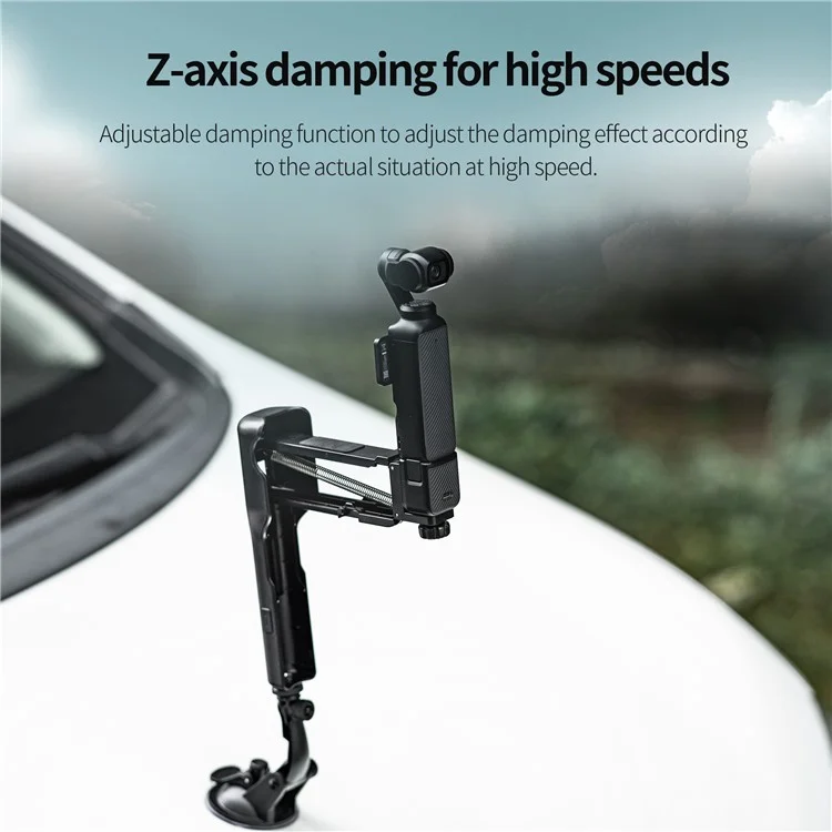 STARTRC 1133677 Pour DJI Osmo Pocket 3 Stabilisateur à main 2-en-1 amortisseur Boîte de rangement