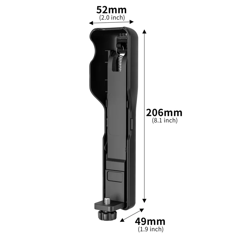 STARTRC 1133677 Pour DJI Osmo Pocket 3 Stabilisateur à main 2-en-1 amortisseur Boîte de rangement