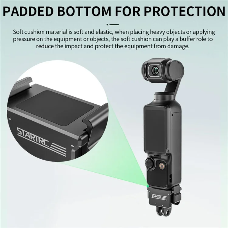 STARTRC 1138603 Für DJI Osmo Pocket 3 Sports Camera Magnetischer Schnellverschluss-Adapter Verbinder