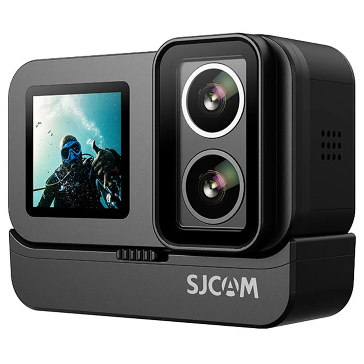 SJCAM SJ20 Caméra d'action 4K 30FPS à double objectif et double écran étanche aux sports