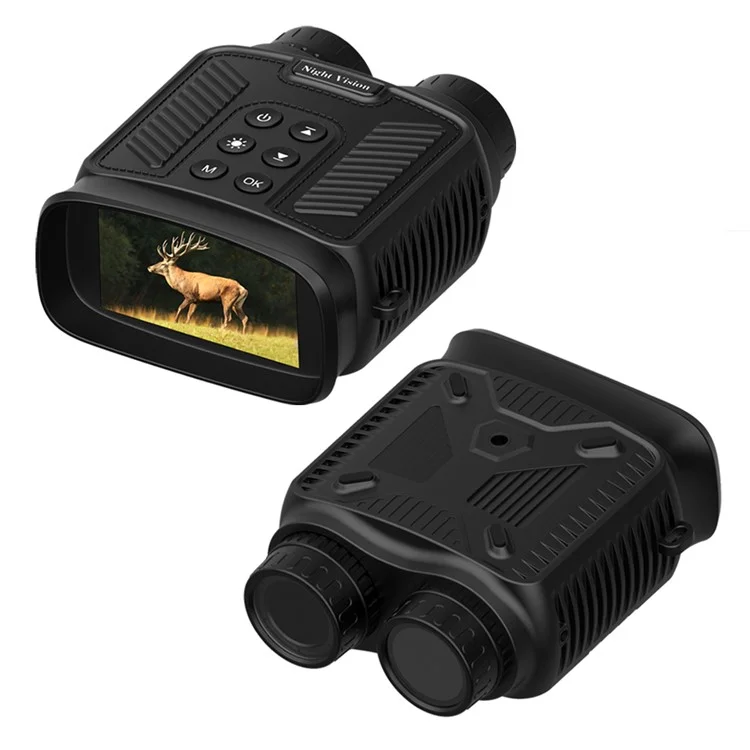 Binóculos de Visão Noturna DT59 HD Video com Câmera de Caça, Suporte para Cartão de Memória de 128GB - Preto