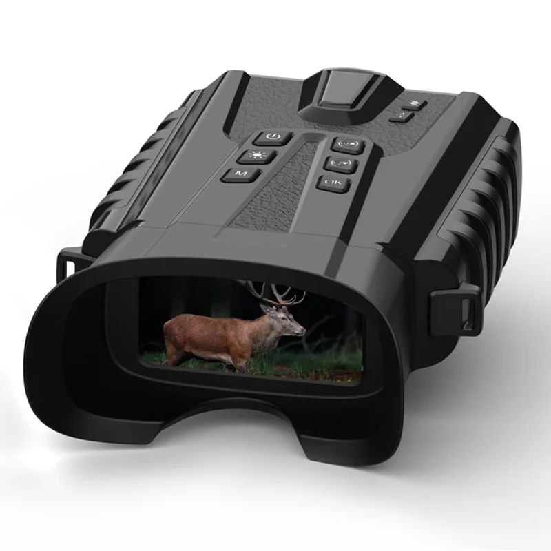 DT49 HD Photo Bird Watching Binoculars Full Color Night Vision Digital Telescope - Black