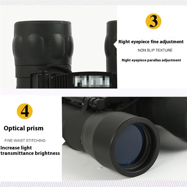 Binoculares 22X32 Alta Definición Óptica Gran Ocular Telescopio para Exteriores