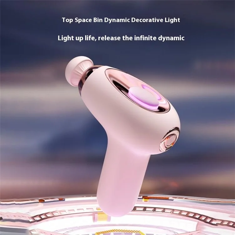 H25 Mini Pistola per Massaggi 5 Velocità Basso Rumore Portatile Alta Frequenza Vibrazioni Rilassante Muscolare - Rosa
