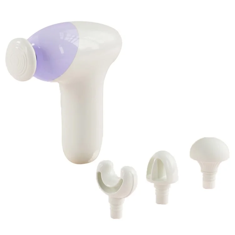 H35 Tragbarer Hochfrequenz-Vibrationsmassager zur Muskelentspannung 5 Geschwindigkeiten einstellbar Mini-Massagepistole - Lila