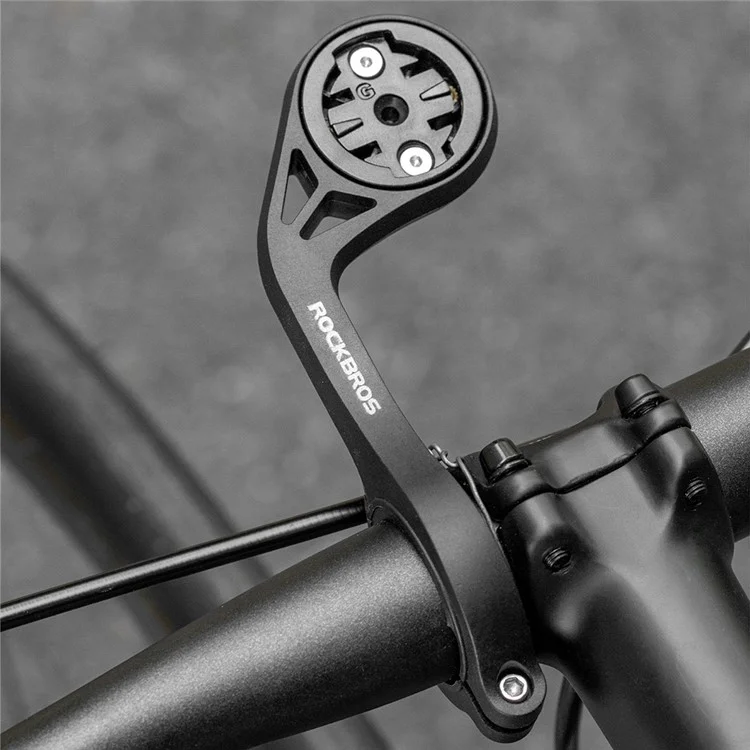 Suporte para Computador de Bicicleta ROCKBROS para Guidão, Suporte de Nylon para Câmera Esportiva e Luz de Bicicleta de Estrada