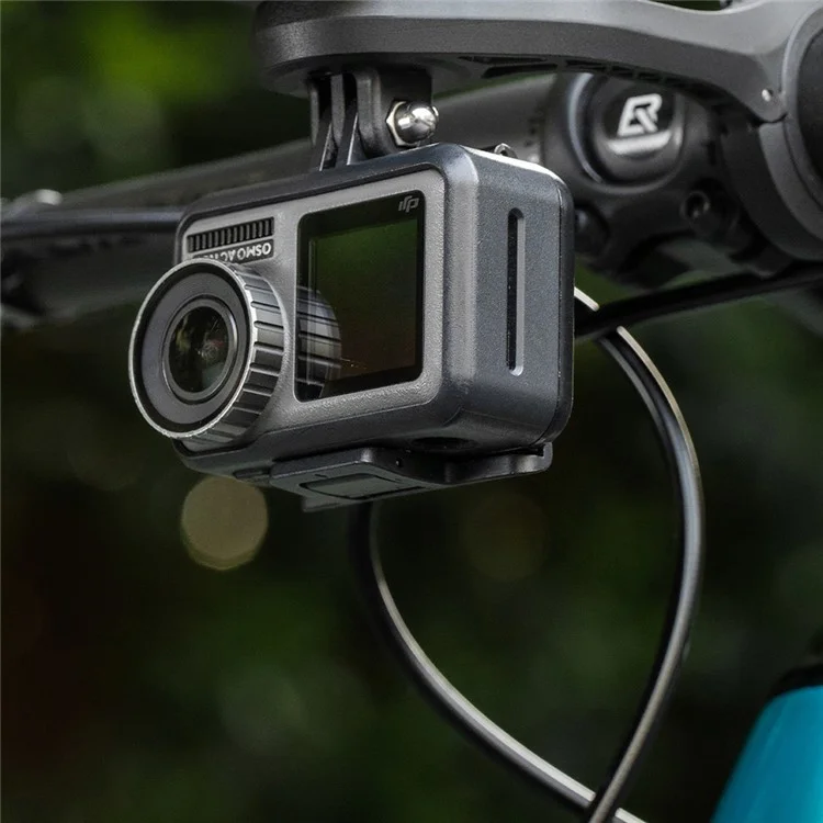 Suporte para Computador de Bicicleta ROCKBROS para Guidão, Suporte de Nylon para Câmera Esportiva e Luz de Bicicleta de Estrada