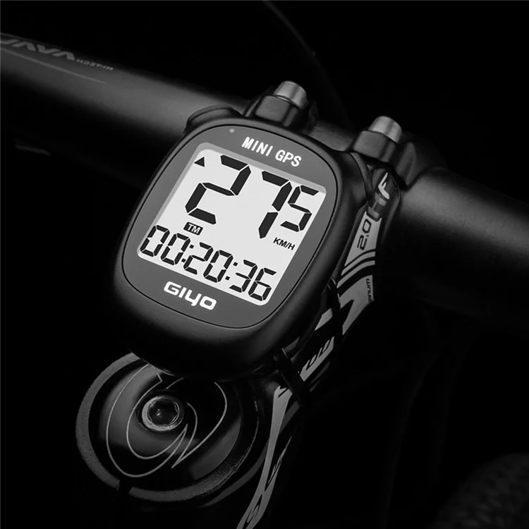 GIYO M3 Bicycle Computer GPS Waterproof Wireless Speedometer Odometer with Backlit for Road Cycling - Black