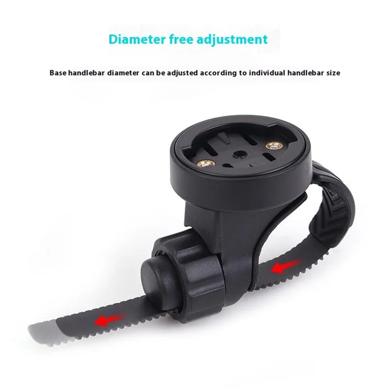 Supporto per Computer da Manubrio Bici con Staffa per Luce Posteriore per Tubi da 12-35mm di Diametro