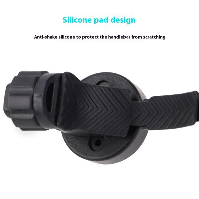 Supporto per Computer da Manubrio Bici con Staffa per Luce Posteriore per Tubi da 12-35mm di Diametro
