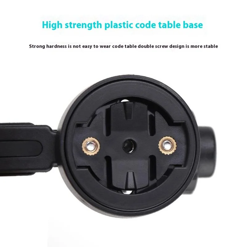 Supporto per Computer da Manubrio Bici con Staffa per Luce Posteriore per Tubi da 12-35mm di Diametro
