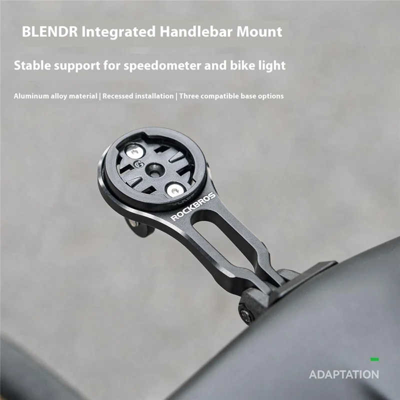 ROCKBROS Für Trek Lenkerhalterung aus Aluminiumlegierung - Integrierter Fahrradcomputer-Halter mit 3 Befestigungsbasen