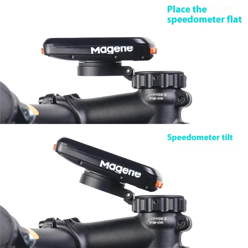 Bike Computer Mount for Apple AirTag / Huawei Tag Holder Road Bike Stem Cap Speedometer Extension Bracket