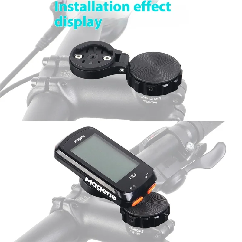 Bike Computer Mount for Apple AirTag / Huawei Tag Holder Road Bike Stem Cap Speedometer Extension Bracket