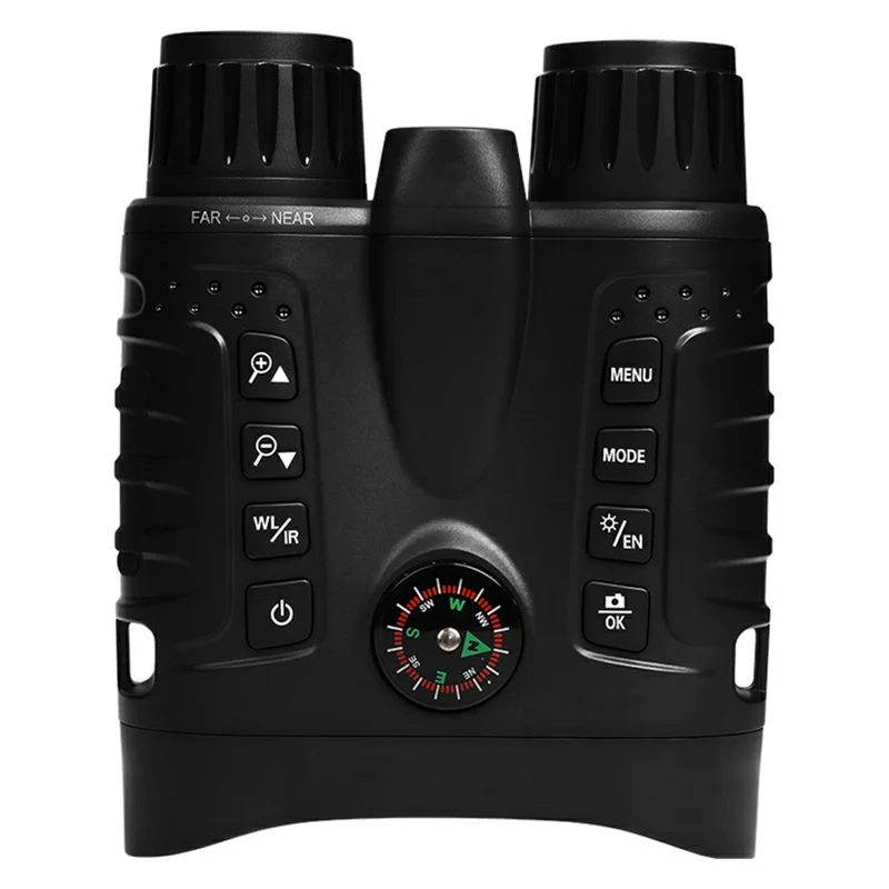NV2185, бинокль с 3,2-дюймовым TFT-экраном для исследования местности, с 8-кратным цифровым зумом, инфракрасный ночной прицел с компасом