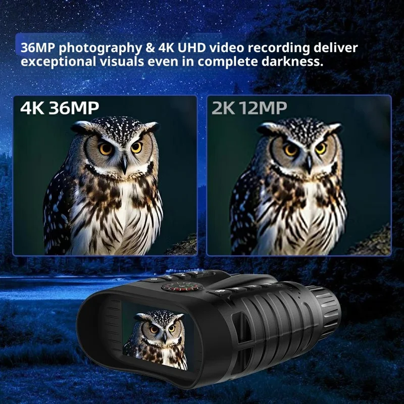 NV2185, бинокль с 3,2-дюймовым TFT-экраном для исследования местности, с 8-кратным цифровым зумом, инфракрасный ночной прицел с компасом