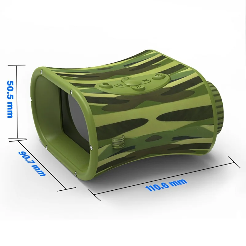 Цифровой телескоп DT15 с камерой 2,5K, 8-кратным зумом, экраном IPS 2,4 дюйма, ночное видение, бинокль для наблюдения за птицами на открытом воздухе