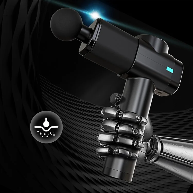 X8 Massage Gun 30 Speed Level Deep Tissue Muscle Massager Portable Handheld Relaxation Electric Sport Massager for Pain Relief - Black//UK Plug