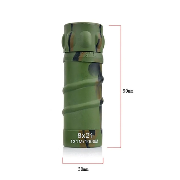 821 Monocular Revestido de Filme de Alta Ampliação e Alta Definição, Monocular de Visão Noturna HD para Concertos ao Ar Livre, Observação de Pássaros, Campismo