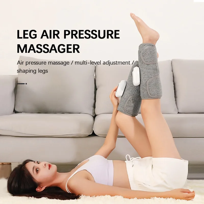 101418 Electric Leg Calf Massager Portable Arm Massager 3 Mode Air Pressure Airbag Vibration Massager for Muscle Pain Relief Relax