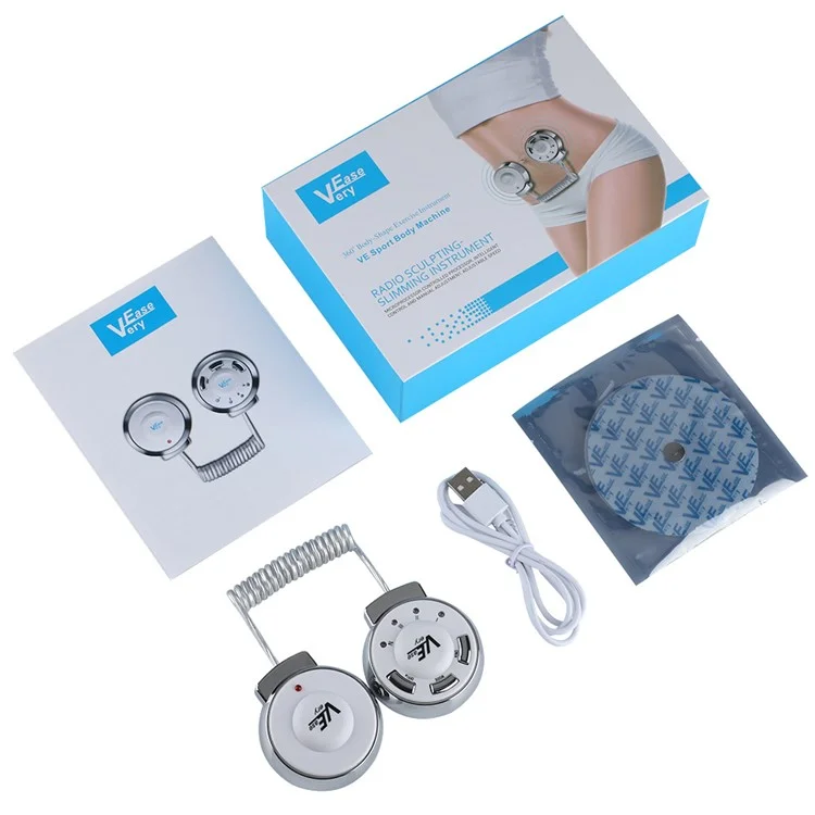 EMS Ultrasonic Liposuction Machine Portable Fitness Workout Equipment with 6 Modes and 10 Intensities