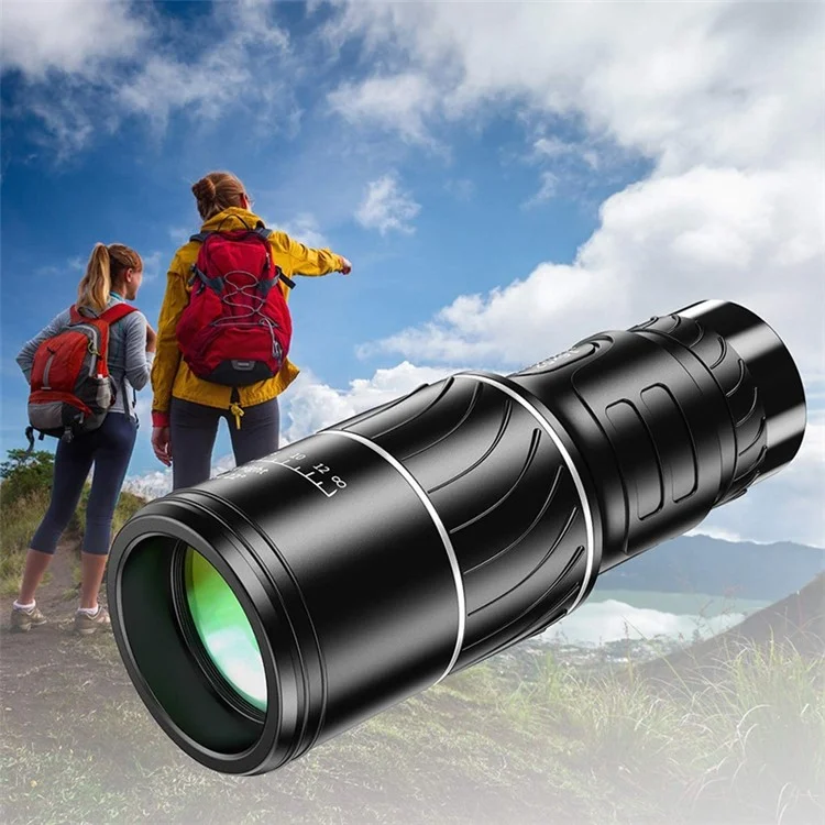 AM-D20 16x52 HD Monocular Portátil 66 / 8000M Optics Zoom Telescópio Bak4 Prisma Escopo Compacto