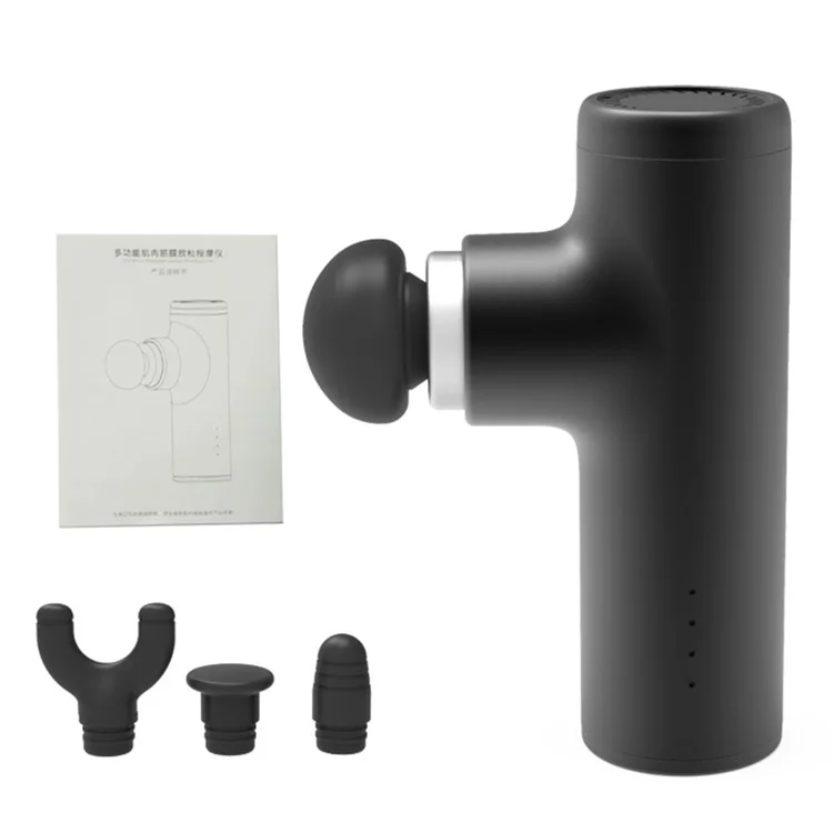JM02 Fascia Massagepistole Handgerät Muskel Vibrationsmassagegerät 3-Gang Einstellbar Elektrischer Masseur