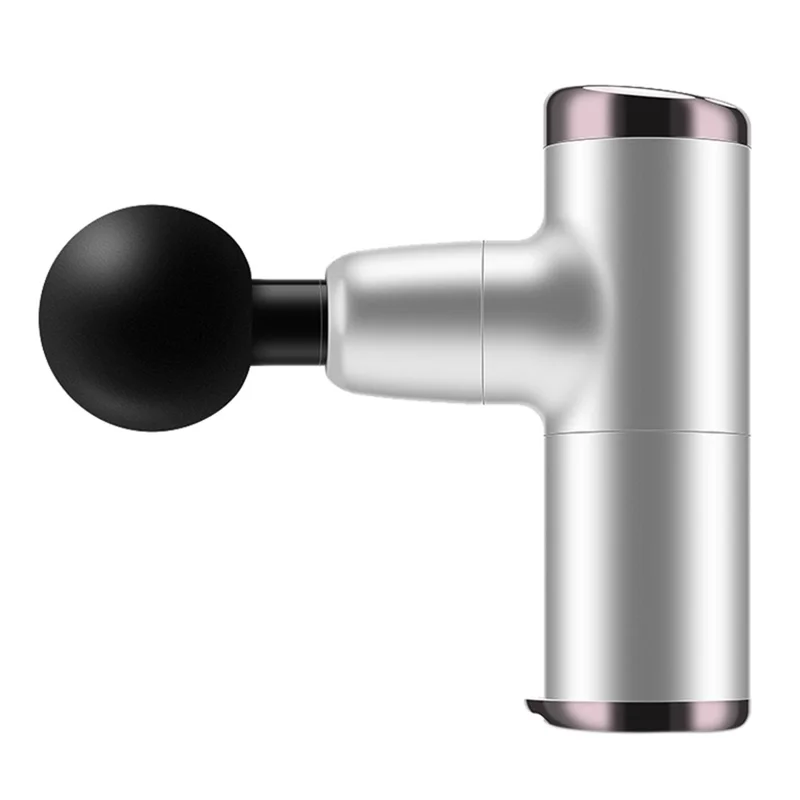 SK-328 Portable Massage Tool Massage Gun Muscle Relaxing Massager with 2000mAh Battery Built-In - Silver