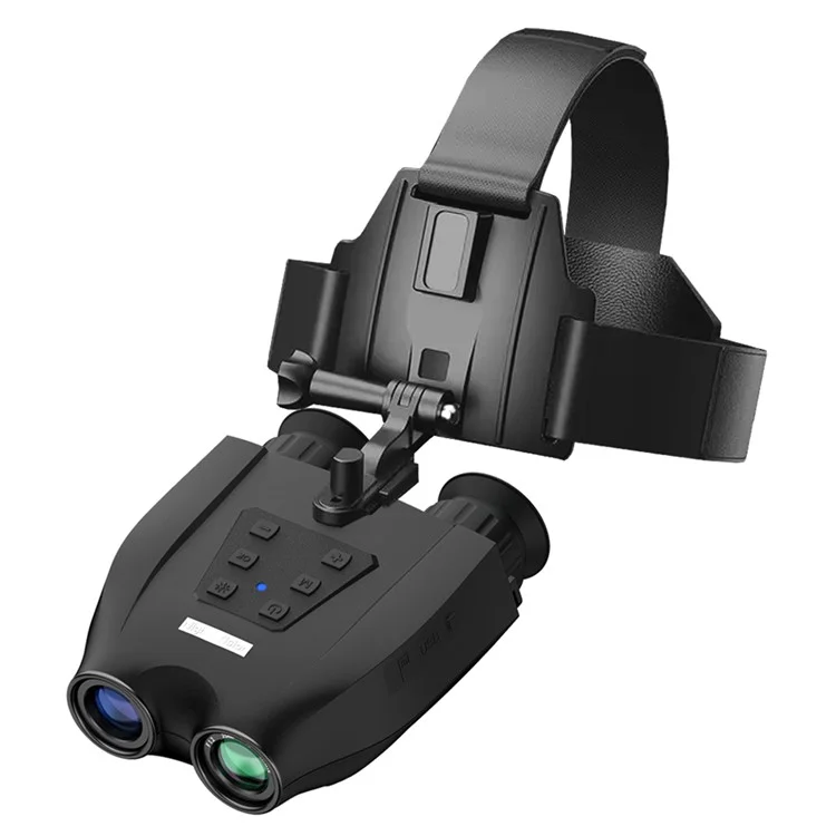 DT99 1.4-inch Screen Dual-Camera Binoculars 3D Night Vision Digital Telescope Support TF Card - Black