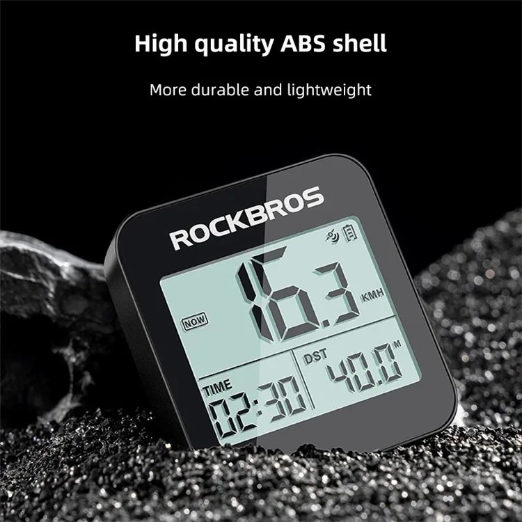 Compteur de vélo sans fil GPS ROCKBROS G1 IPX6 étanche Odomètre de vélo