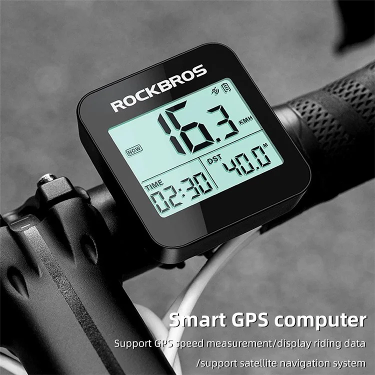 Compteur de vélo sans fil GPS ROCKBROS G1 IPX6 étanche Odomètre de vélo