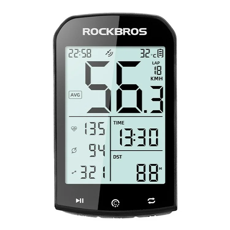 ROCKBROS M1 GPS Computador de Bicicleta ANT+ Bluetooth Computador de Bicicleta Mini Velocímetro Odômetro