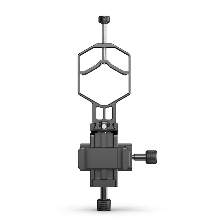 APEXEL APL-F003 Adaptador universal para digiscopia Teléfono Telescopio Soporte de metal de 3 ejes Soporte Conector de ocular