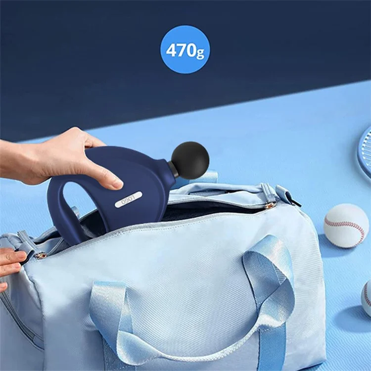 SP-009 Mini Muskelmassagegerät 4-Gang-Taschen-Faszien-Massagepistole Tragbarer elektrischer Rückenmassagegerät