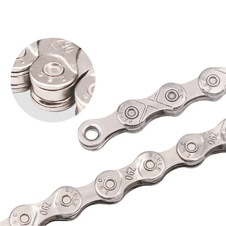 RIDERACE RR7913 12 Speed 116 Links High Strength Metal Bike Chain Road MTB Bicycle Chain