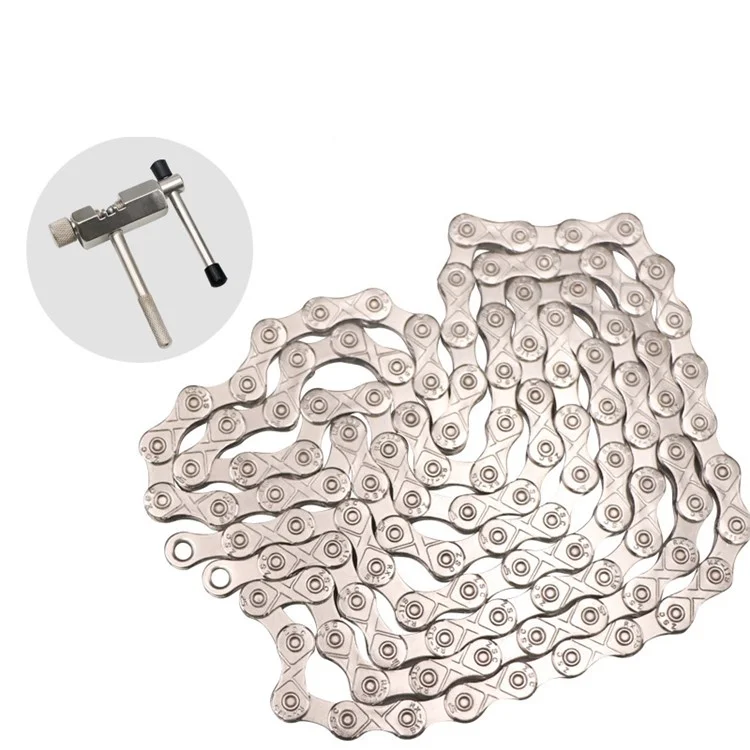 RIDERACE RR7913 12 Speed 116 Links High Strength Metal Bike Chain Road MTB Bicycle Chain