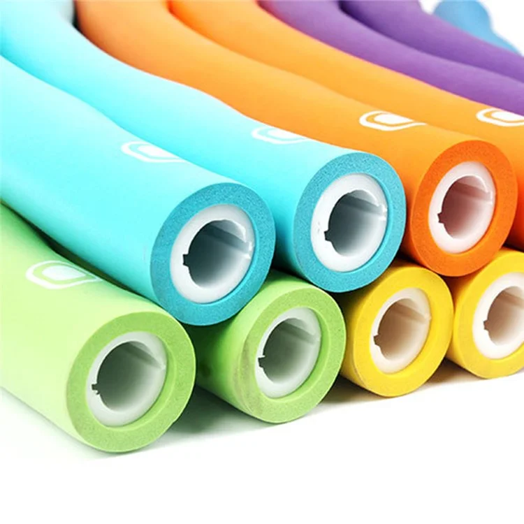 8 Stück / Set Schaum + PP abnehmbarer Taille-Schlankheits-Massagehula-Hoop, Kinder und Erwachsene Fitnessausrüstung, Durchmesser 96 cm - Cyan + Lila
