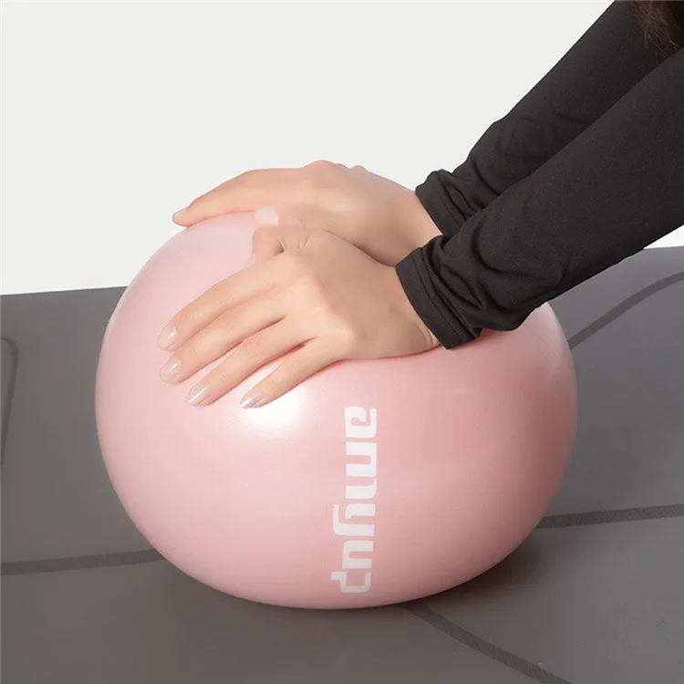 Petit ballon de Pilates AMYUP 25 cm - Ballon d'exercice Mini Workout - Ballon de yoga Anti-explosion pour l'entraînement du noyau pour les débutants - Bleu